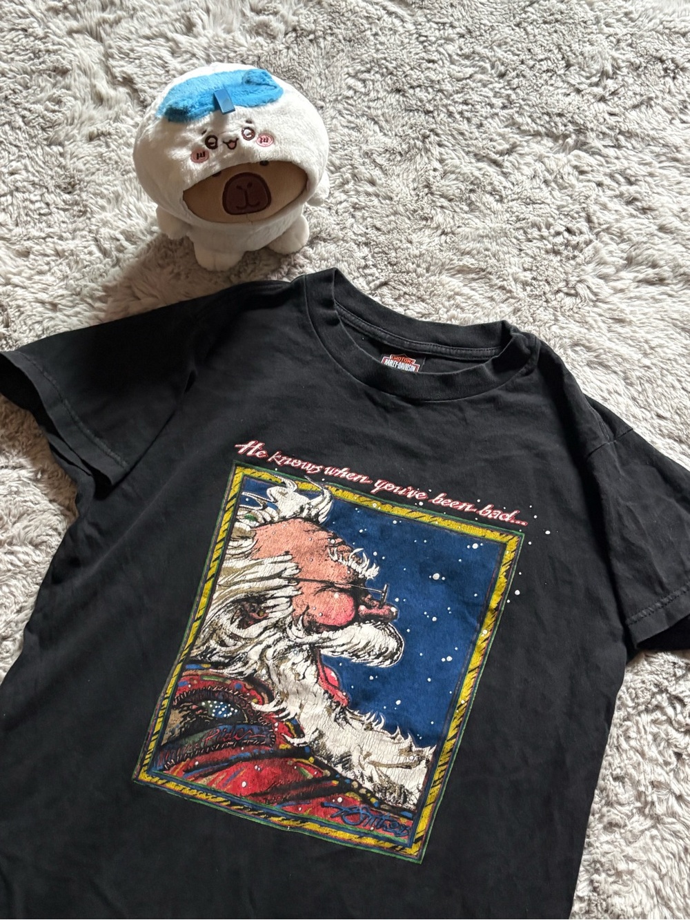 Harley-Davidson Doc's Harley-Davidson Shawano County Santa Claus Graphic T-Shirt